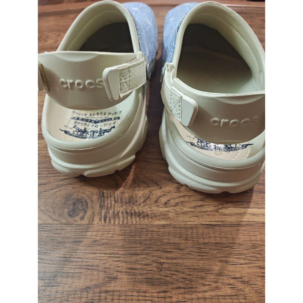 Crocs X Levis All-Terrain Clogs Light Wash Denim Men's 8 - Women's 10 Unisex - Picture 6 of 10